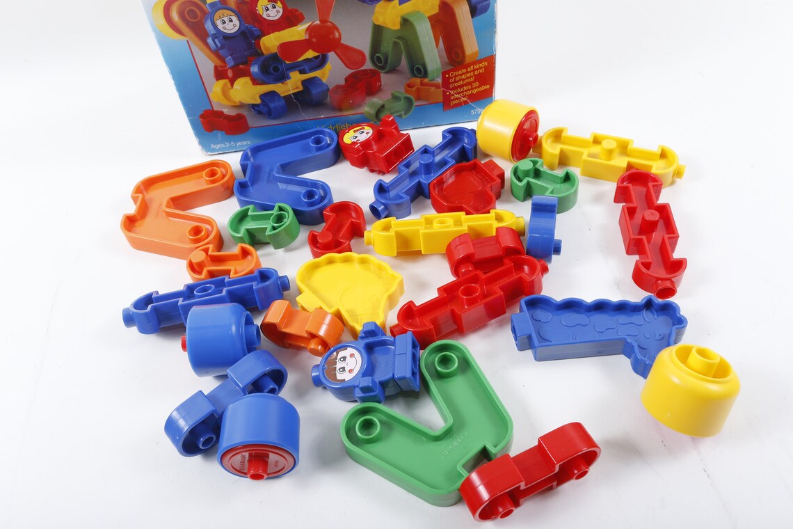 Kiddicraft Kiddishapes Plastic Toy Set FisherPrice Children Etsy