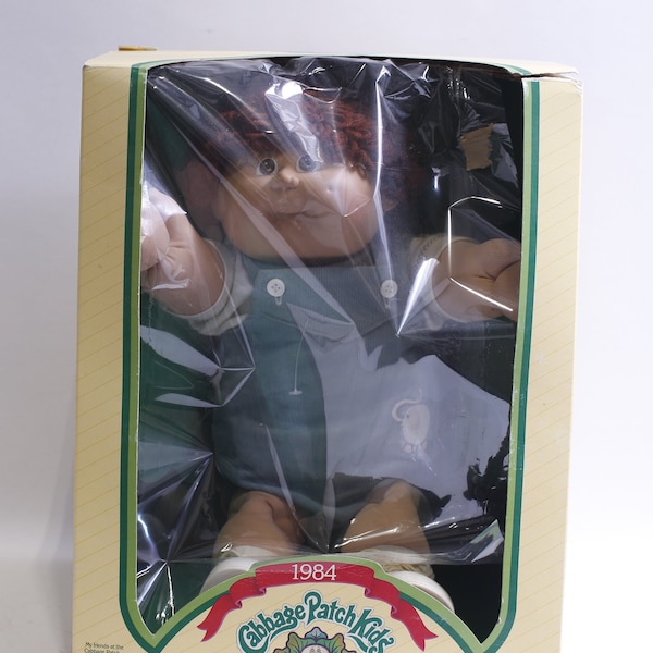 Cabbage Patch Kids, Doll, Tony Jeffy, 1984, Coleco, Dressed, Original Package, Birth Certificate, Vintage, Collectible, ~ 230907-KSL 459