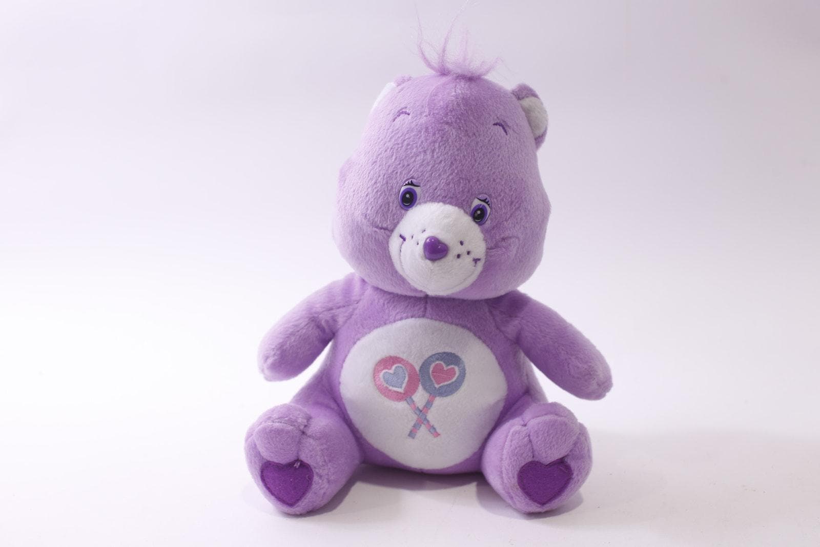 Kenner, Care Bears, Share Bear, Medium Plush, Purple, Stuffed