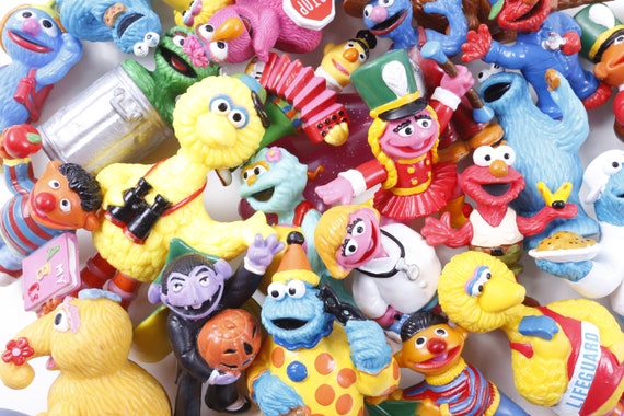 Vintage Sesame Street #1 pvc Figures Jim Henson Cake Toppers PICK YOUR OWN Sesame Street Muppets Fraggle Rock Puzzle Place - 470