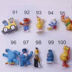 Vintage Sesame Street #2 pvc Figures Jim Henson Cake Toppers PICK YOUR OWN Sesame Street Muppets Fraggle Rock - 284 image 4
