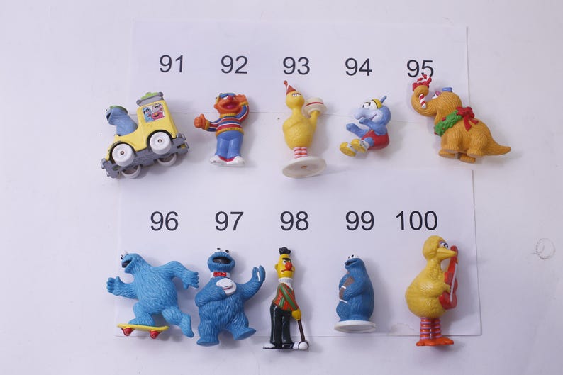 Vintage Sesame Street #2 pvc Figures Jim Henson Cake Toppers PICK YOUR OWN Sesame Street Muppets Fraggle Rock - 284 image 4