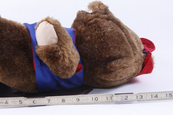 アチーバー ビーバー、ぬいぐるみ、ソフト、人形、青いベスト