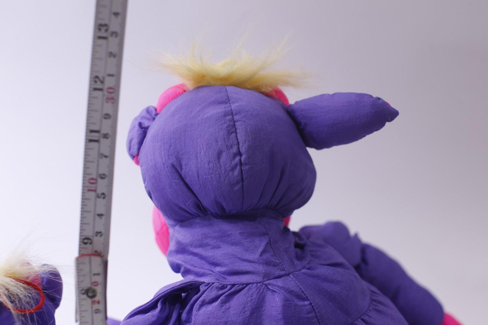 1990, Stuffins, Lumpy's Gang, Purple Cow, Plush, Puffalump Style