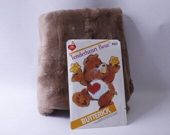 Vintage, regalo de felpa, tierno oso cuidado osos tela patrón butterick con tela vintage 231106-WH 670