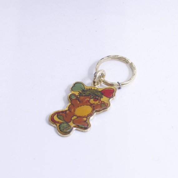 Popples Keychain Collectable, Gold Loop, Acrylic.… - image 1