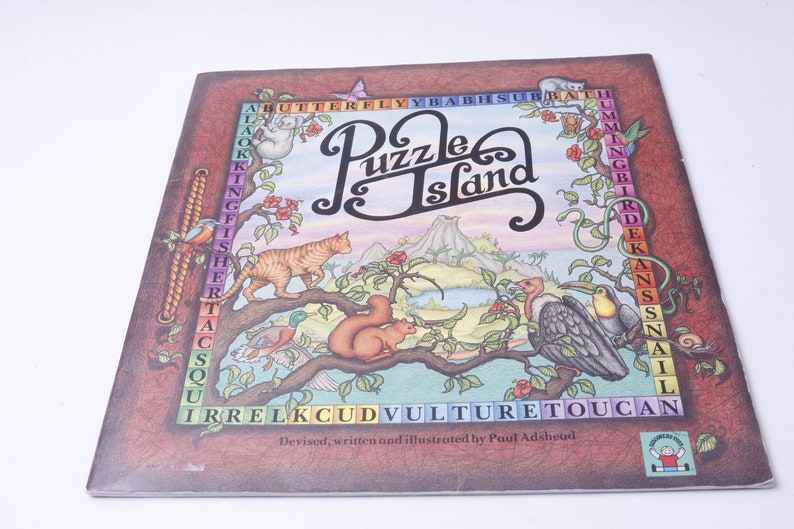 Puzzle Island Paul Adshead Discovery Toys Vintage Picture Etsy