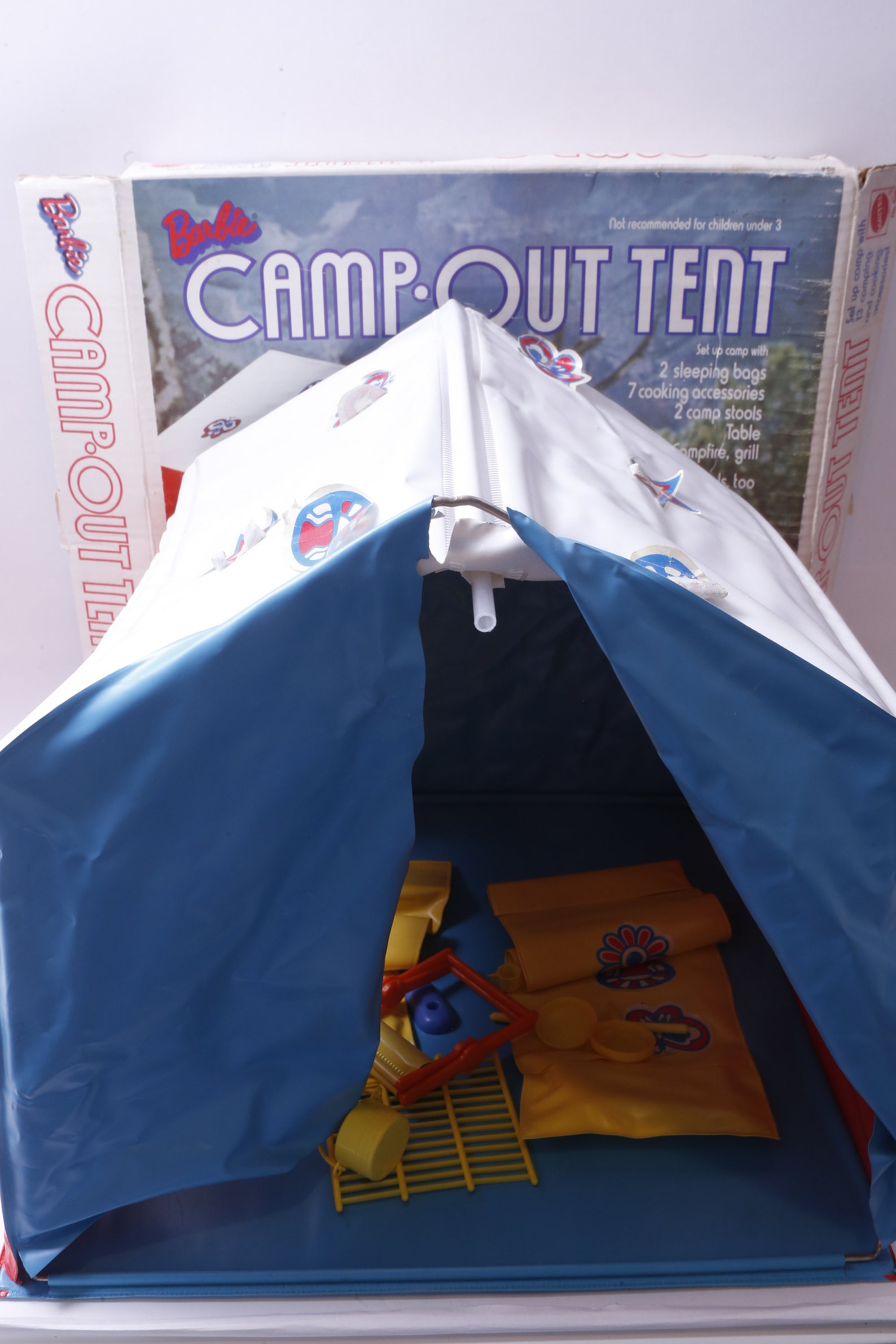 barbie camping tent playset