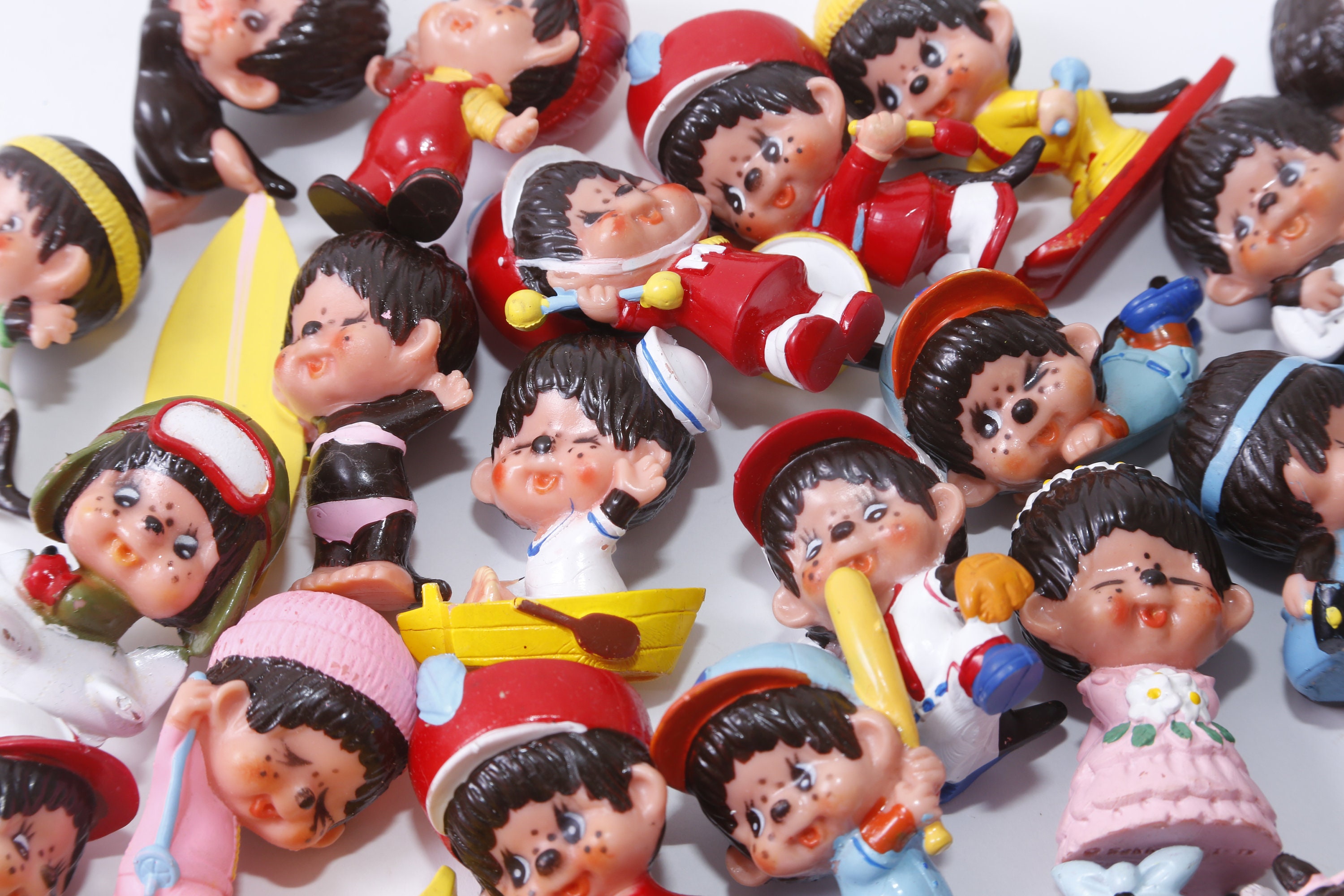 マテル　1981年製　PVCフィギュア　モンチッチ　17種のセミコンプ マテル 1981年製 PVCフィギュア モンチッチ 17種のセミコンプ