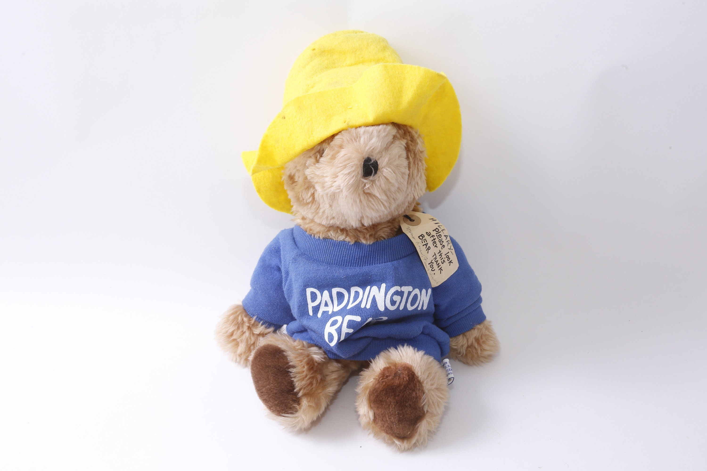 Ours Paddington, Habillé, Pelucier, Souple, Jouet, Figurine