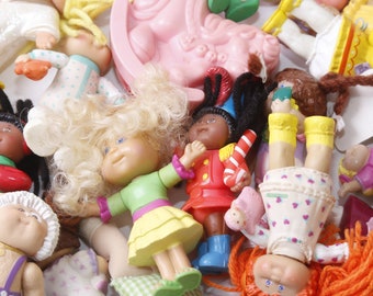 PICK YOUR OWN - #1 Vintage Cabbage Patch Kids pvc figures, poseable toys, dolls, figures, small playhouse miniatures, 1980s, 80s - 472