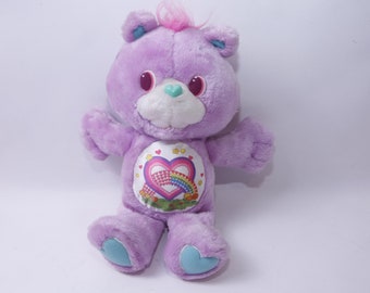 Kenner, Care Bears, Environmental, Share Bear, 13", Plush, Soft, Toy, Figure, Vintage Plush, Stuffed Animal, ~ 250113-WH M-01-10