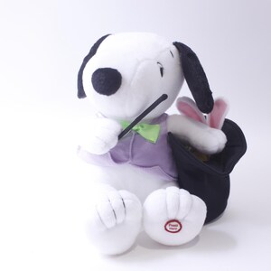 Musical snoopy stuffed animal discount