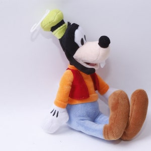 Disney, Goofy, Hund, sitzend, angezogen, 23 cm, Plüsch, weich, Spielzeug, Figur, Comicfigur, Vintage Plüsch, Stofftier, ~ 20-01-213288