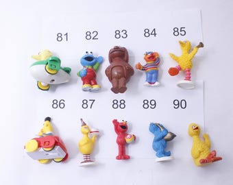 Vintage Sesame Street #2 Pvc Figures Jim Henson Cake Toppers Vintage Sesame Street #2 Pvc Figures Jim Henson Cake Toppers