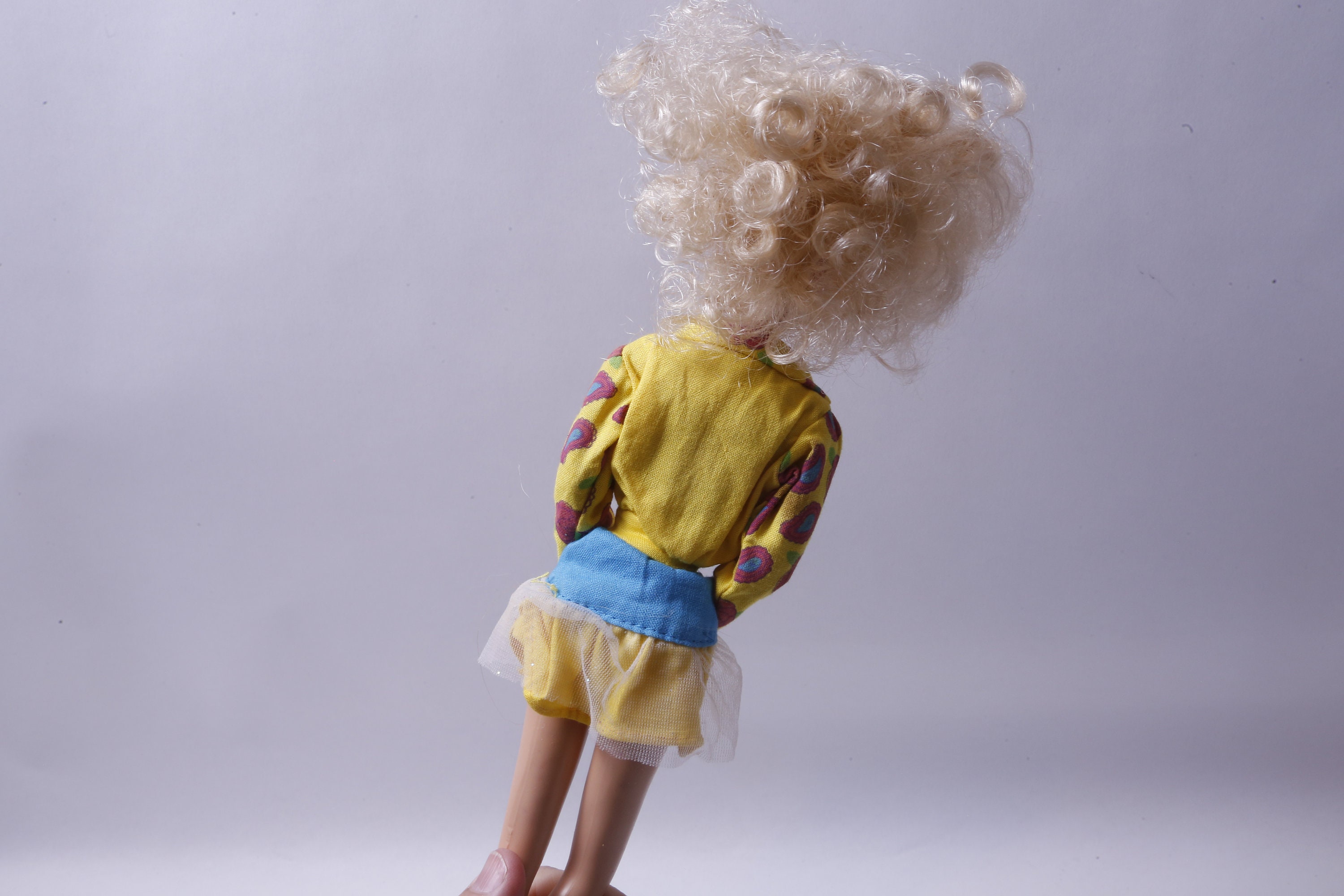 Mattel Barbielike Fake Doll Dressed Yellow Floral Top Etsy UK