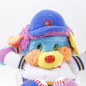 Vintage Peluche POPPLES Sportif baseball MATTEL 1983