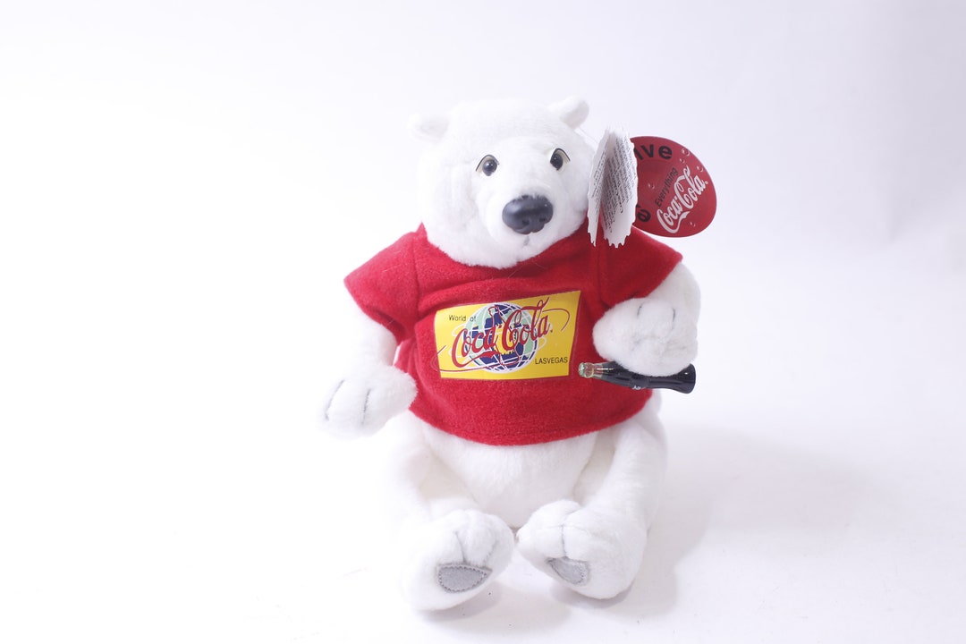 Plush Bears Coca Cola Polar Bear Beanie Baby Coca-cola Polar Bear - Main Image