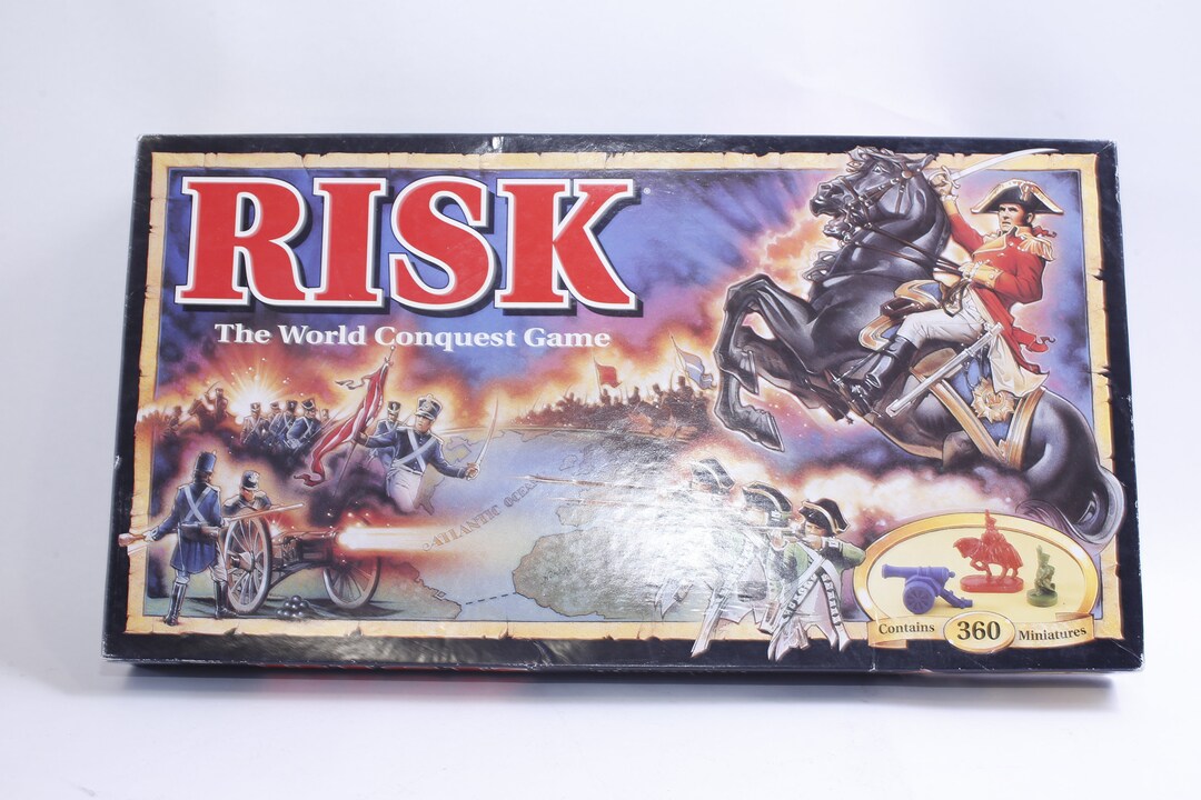 Risk, Board Game, 1993, the World Conquest Game, Historical, Children