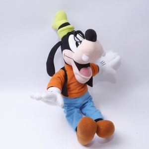 Disney, Goofy, Hund, Lachend, 15", Plüsch, weich, Spielzeug, Figur, Zeichentrickfigur, Vintage Plüschtier, Stofftier, ~ 654, 554 M-11-07