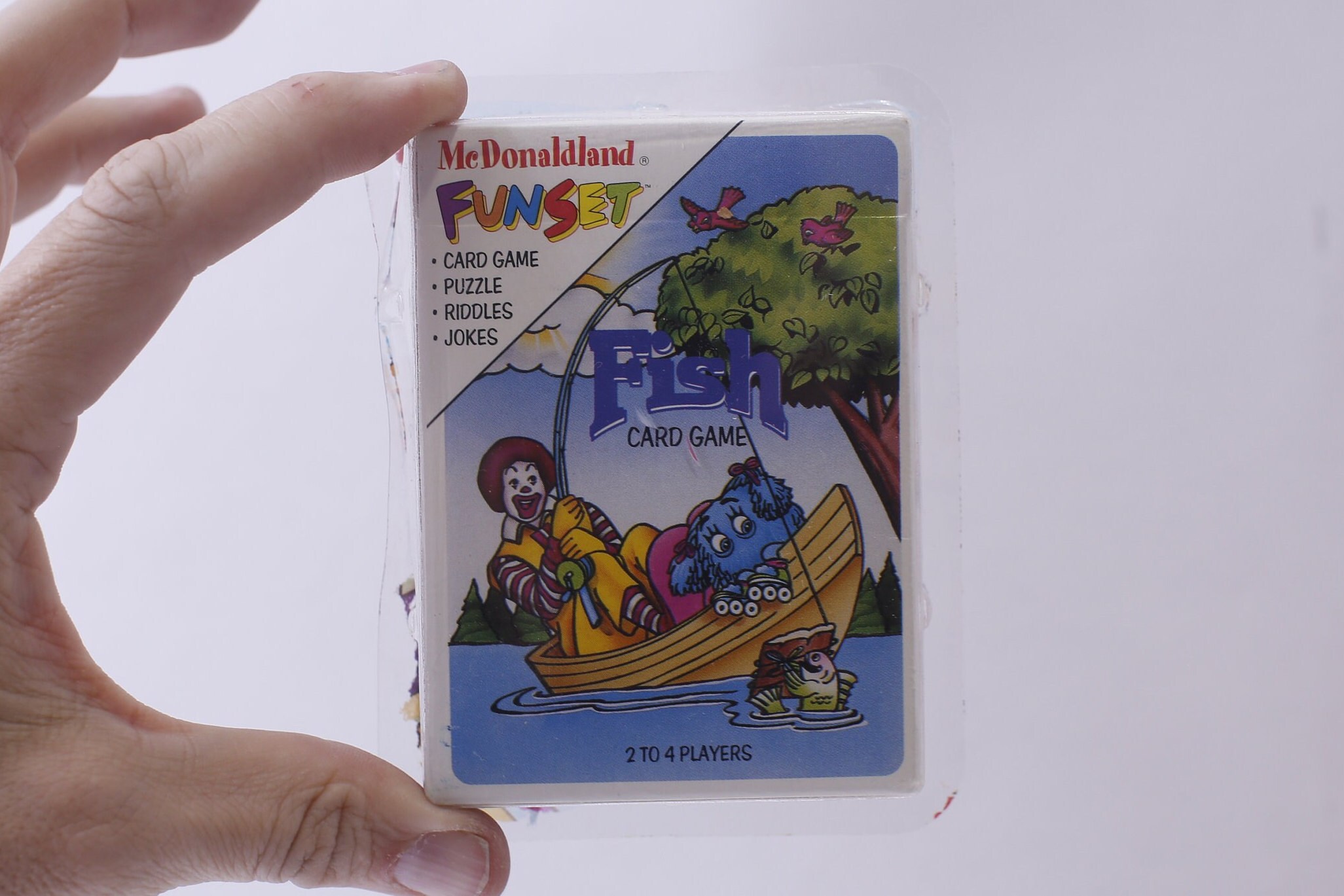 Mcdonald's, Mcdonaldland Funset, Fish Card Game, 2 to 4 Players