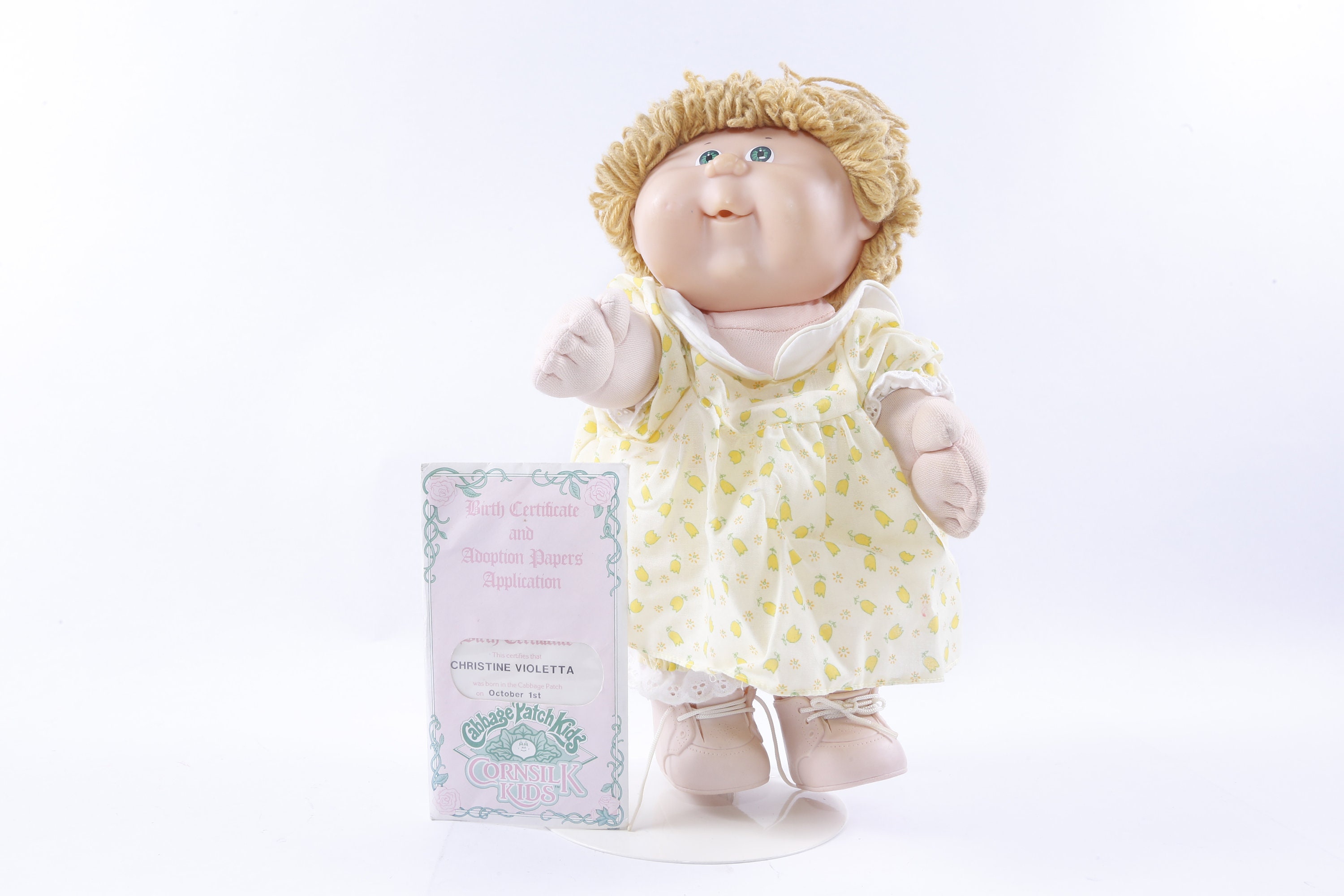 1995年のトーキングキャベツパッチキッドドール キャベッジパッチキッズ　キャベツ畑人形　ツクダオリジナル　アメリカントイ　ドール | フリマアプリ ラクマ