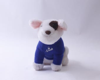 Vintage 17” Spuds Mackenzie? Stuffed Dog | Mercari Vintage 17” Spuds Mackenzie? Stuffed Dog Animal Plush Toy with Scarf & Earmuffs main image 1