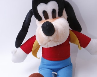 Disney, Goofy, Dog, Disneyland, Large, 20", Plush, Soft, Toy, Figure, Cartoon, Vintage Plush, Stuffed Animal, ~ 20-19-653