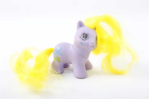 Vintage Hasbro Baby My Little Pony Purple Body Teeny Etsy