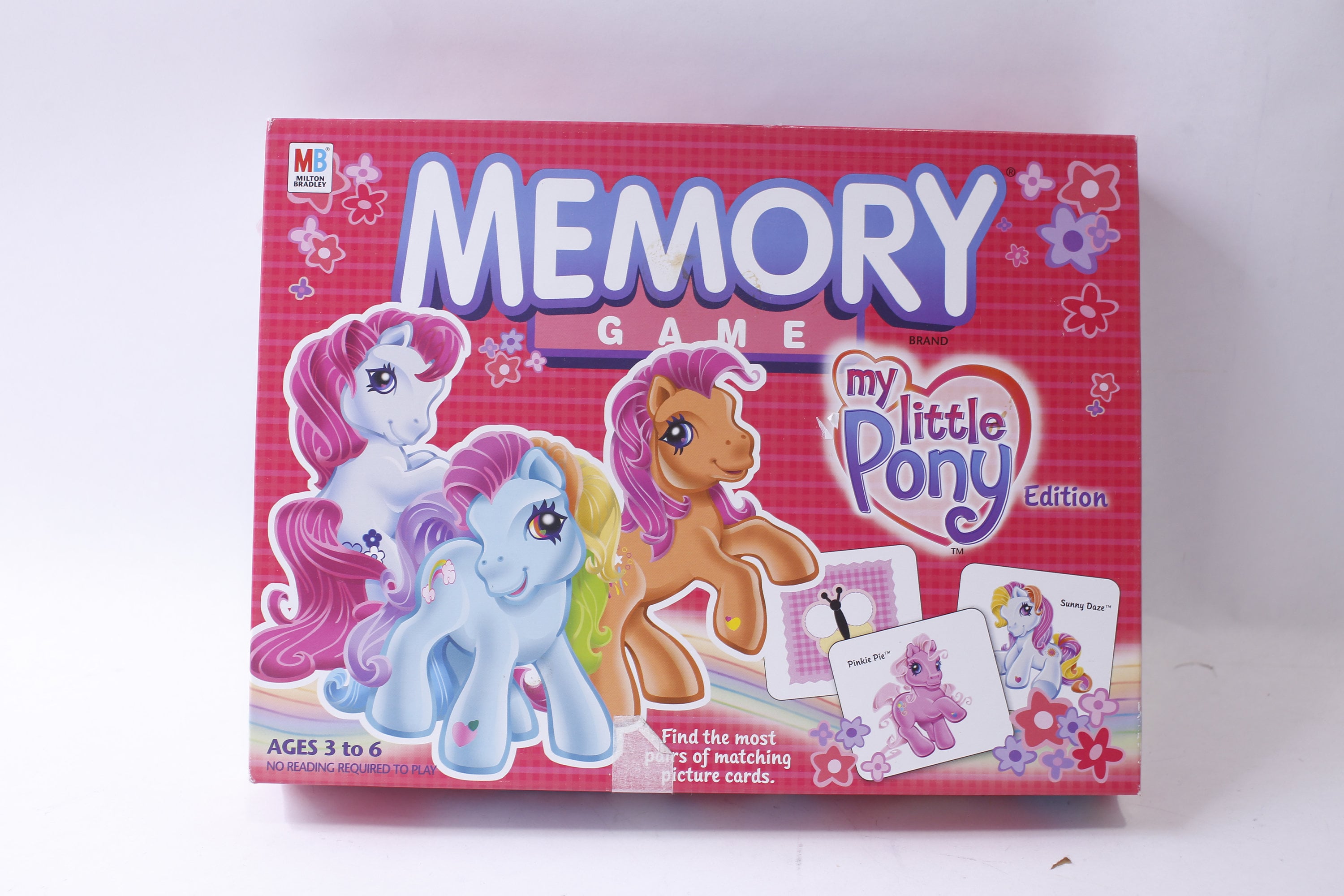 My Little Pony, Memory Game, Milton Bradley, Board Game, Matching