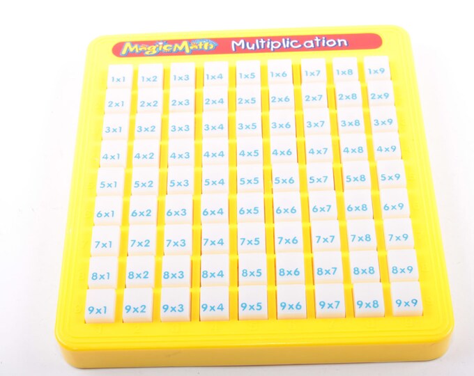 15 Magic Table Math Multiplication Table, Educational, Learning, Magic Math, Push Down ...