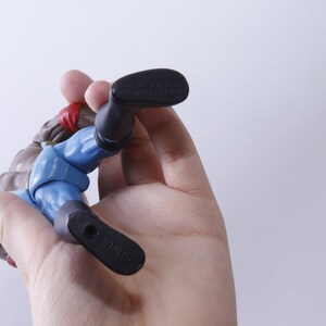 Jakks Pacific, 1997, Titan Sports, Figura de acción, Hombre negro, Traje azul, Cuerda, Cuchillo, Figura, Juguete, Vintage, Coleccionable, ~ 20-01-1122 imagen 4
