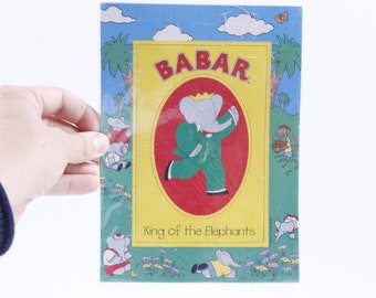 Babar, King of the Elephants, Magnet, FRame, Brunhoff, Cartoon Character, Animal, Pictures, Children, Vintage, Collection ~ 20-01-219 881