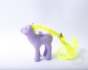 My Little Pony, Yum Yum, Purple Body With Yellow Hair, 1986