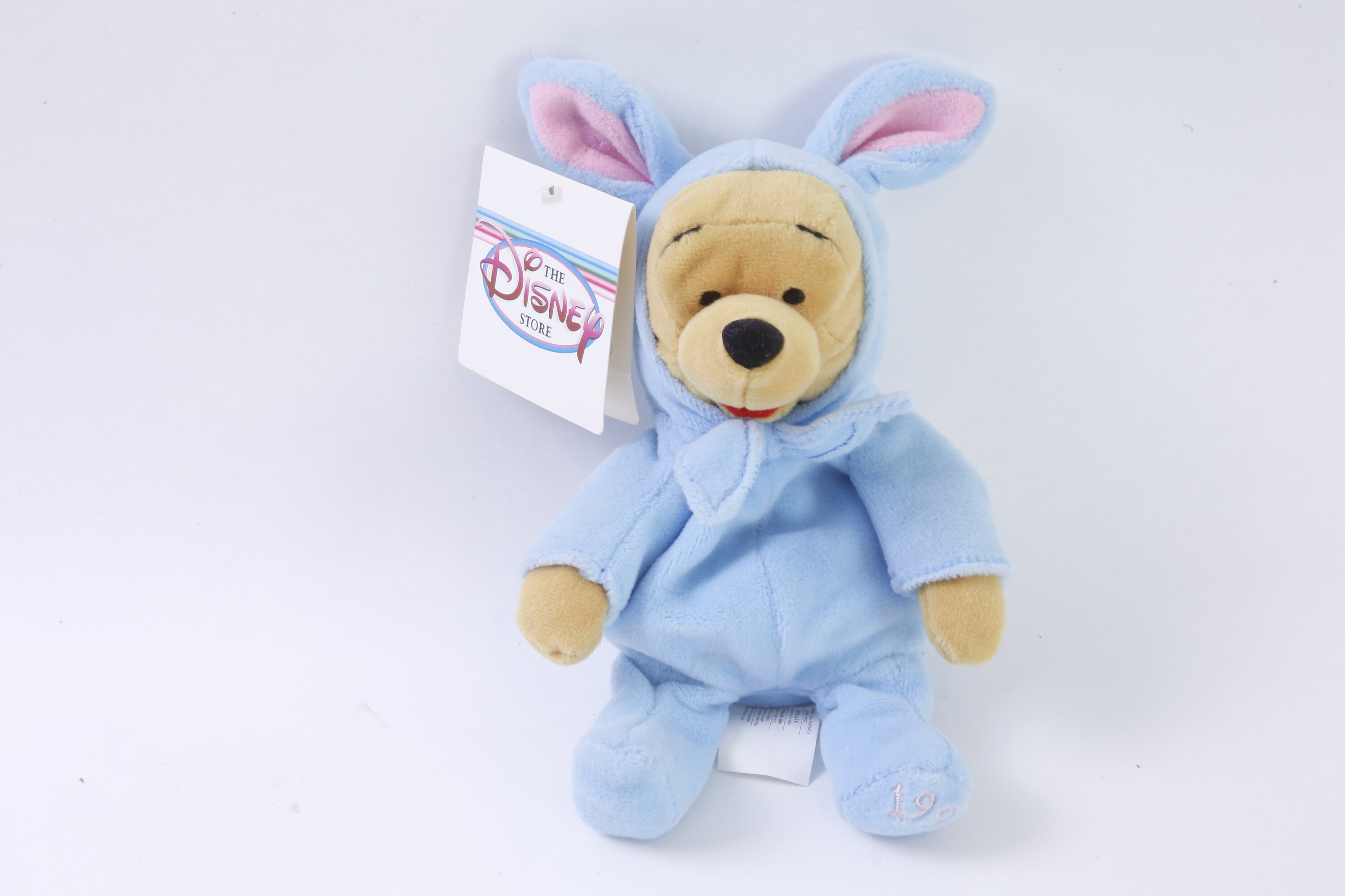 ビーニー、ディズニー、くまのプーさん、クマ、ウサギ、青い服