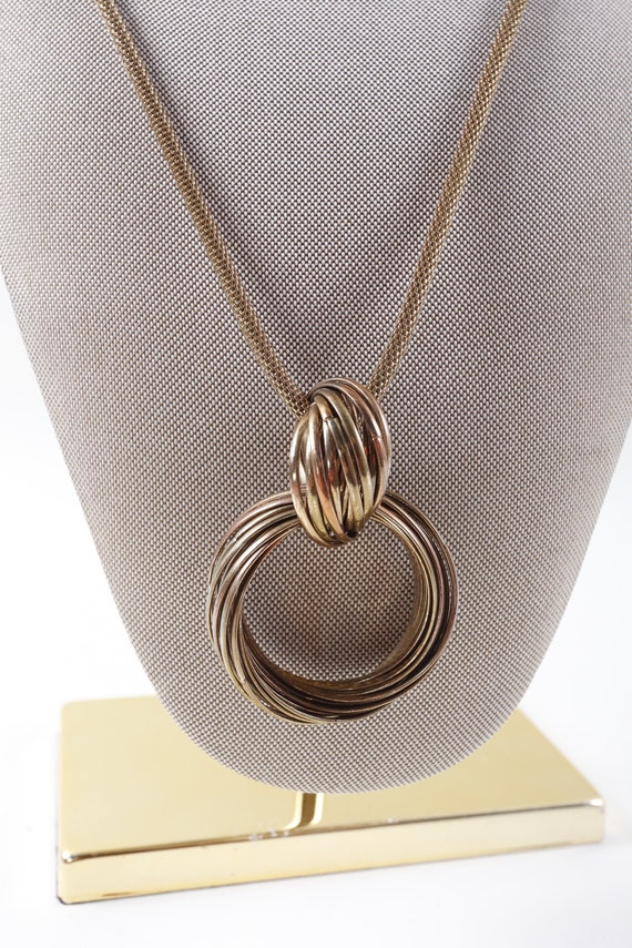 vintage gilded metal charm Gem