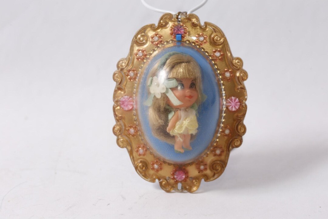 Locket Kiddles 1966 Mattel Lucky Locket Kiddles Lou Mini Doll Vintage ~ 260423-WH 1095 ...
