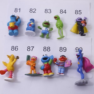 Vintage Sesame Street #2 pvc Figures Jim Henson Cake Toppers PICK YOUR OWN Sesame Street Muppets Fraggle Rock - 284 image 3