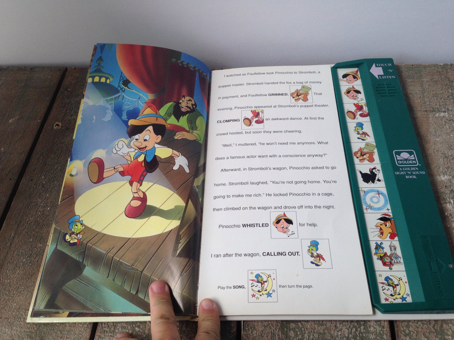 Golden Sound StoryDisneyPinocchioSealedElectronic Story Etsy