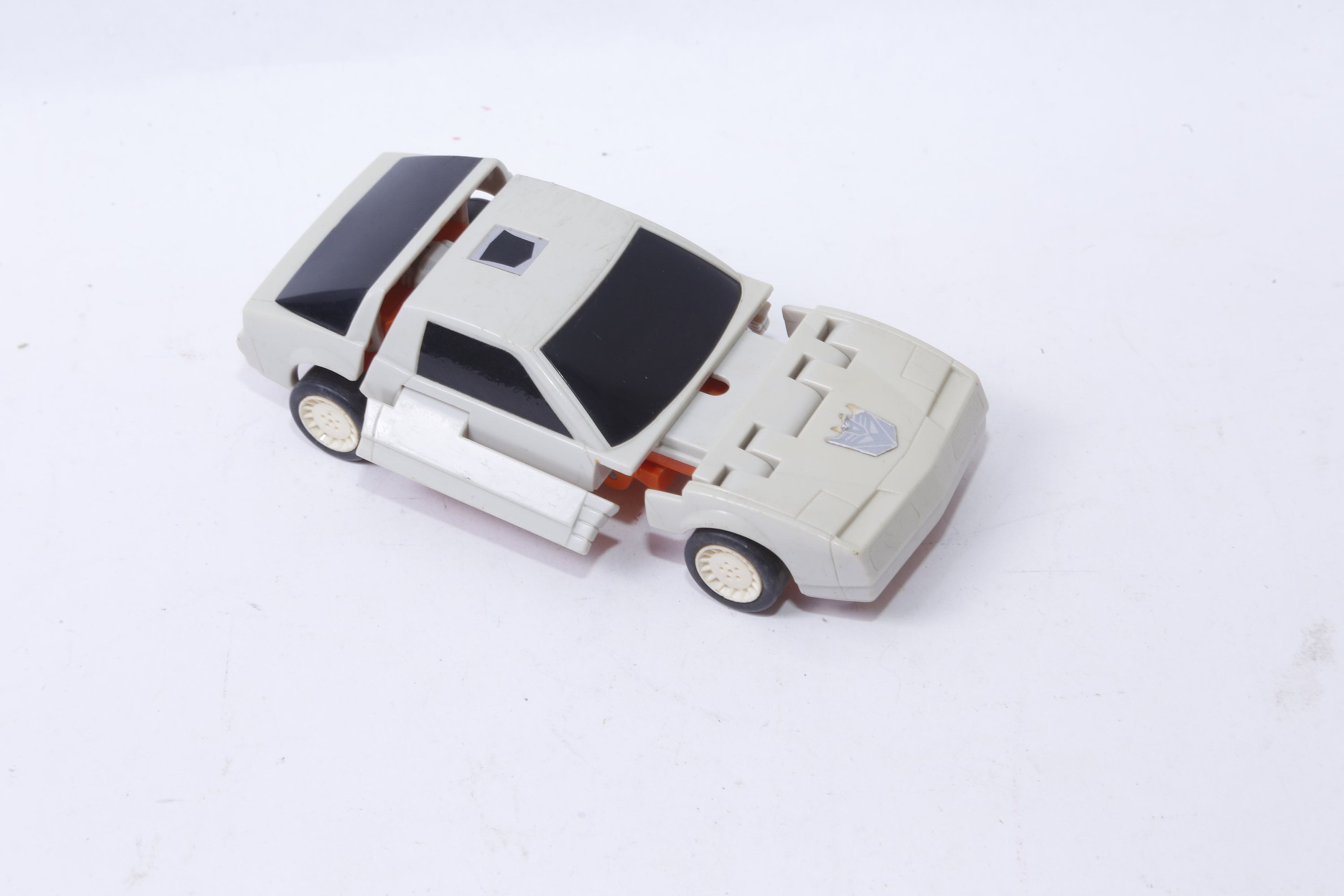 Voiture de sport blanche, Transformer, Figurine daction