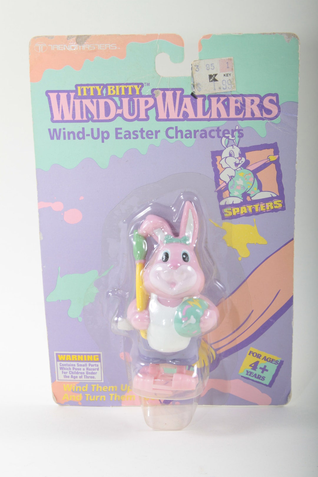 Trendmaster Rabbits Itty Bitty Wind up Easter Bunny Toy Wind-up Walkers Trendmasters ...