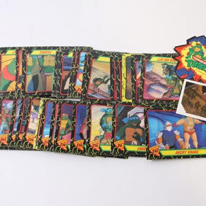 1980s, Topps, Teenage Mutant Ninja Turtles, Trading Cards, Collectible, ~ 250507-WH 236