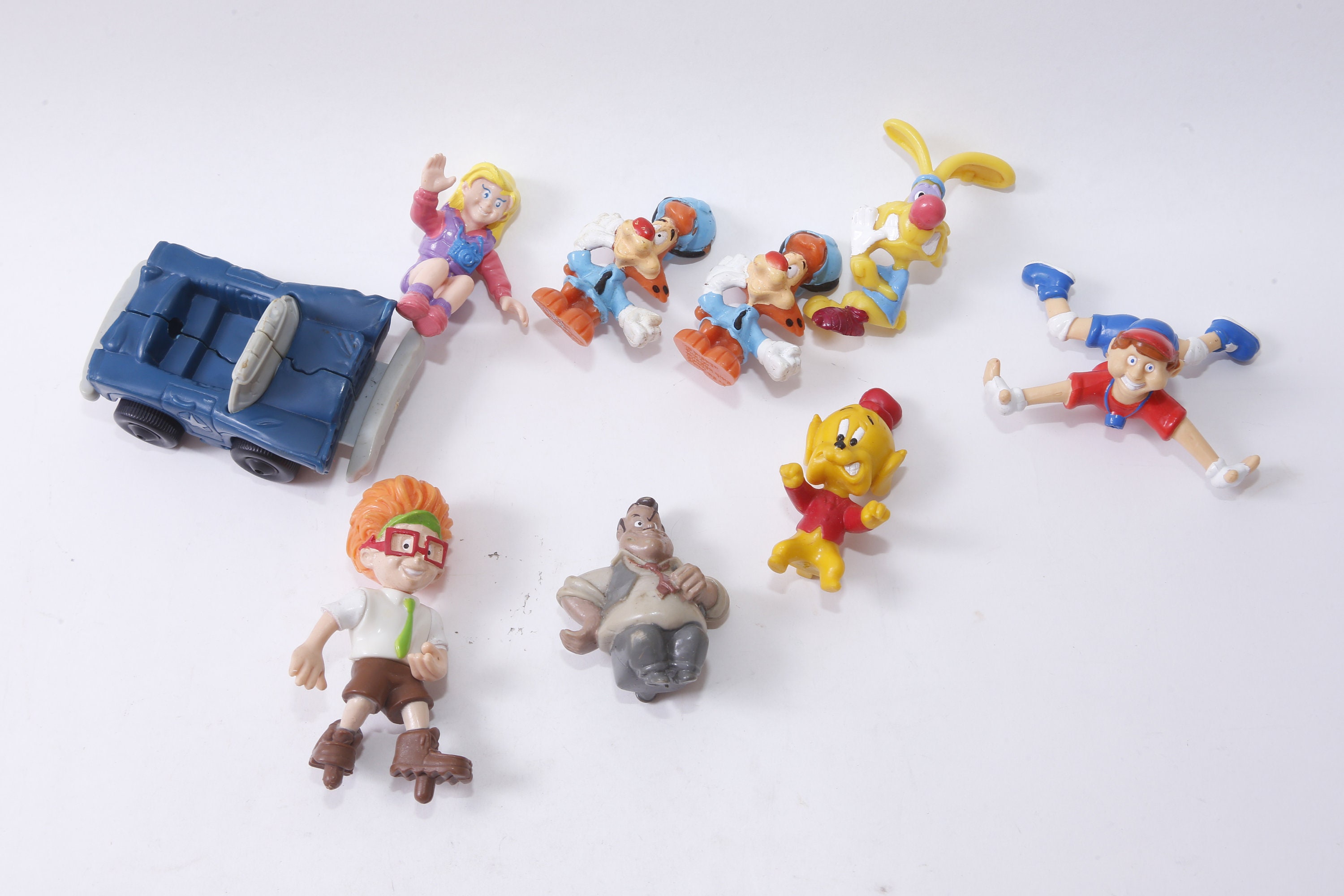 Disney, Burger King, Bonkers, Pal Jitters A Dog, Fall Apart Rabbit
