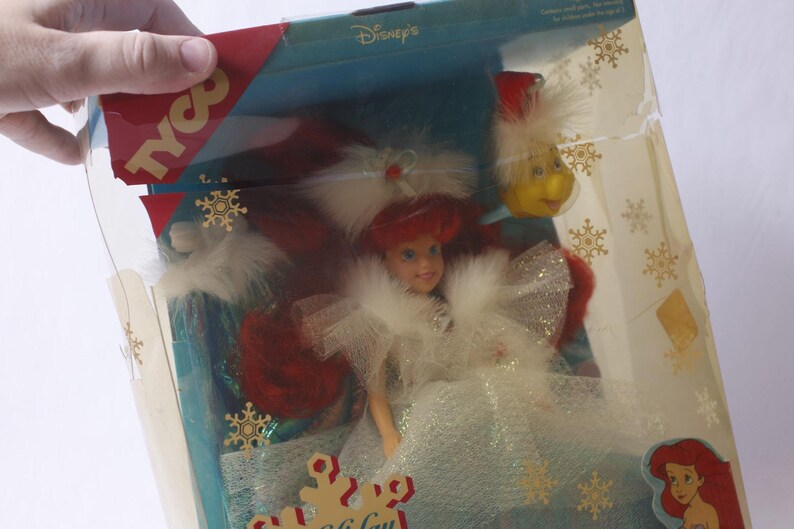 Disney The Little Mermaid Holiday Ariel Doll by Tyco in FLAWED Box ~ 260302-WH 831 image 2