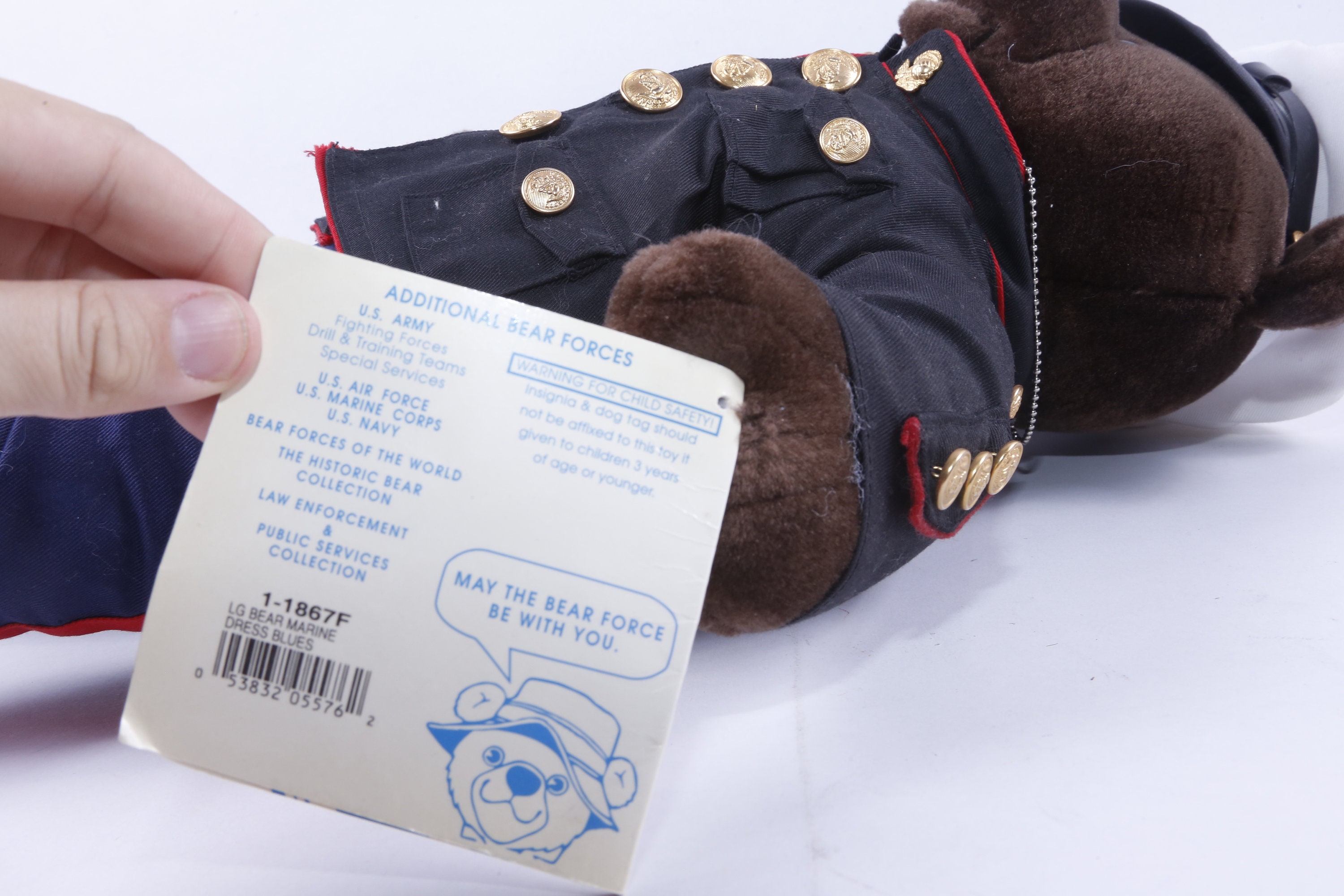 Ira Green, Bear Forces of America, Plush, Soft, Doll, Bear Marine