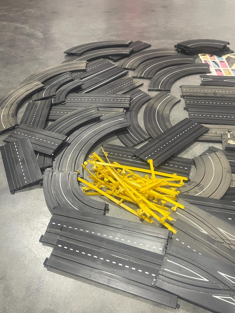 Tyco, 1970s Roadrace Track, Playset, Road Sections, Throttle Speed ...
