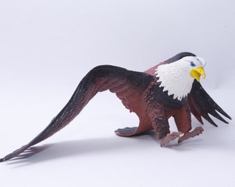 Buy Vintage Rubber Bald Eagle, Bird, US Seal Eagle, Toy, Figure