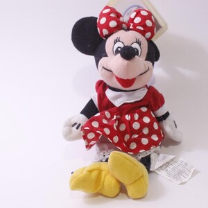 Disney Store, Minnie Mouse, Plush, Red Dotted Dress, Stuffed Animal, Collectible, ~ 251227-WH 869 image 3