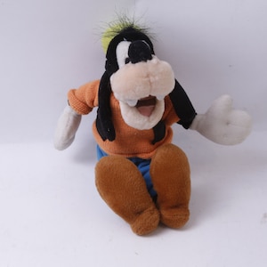 Disney, Goofy, Hund, gekleidet, 10", Plüsch, Weich, Spielzeug, Figur, Cartoon, Vintage Plüsch, Stofftier, ~ 20-30-1077