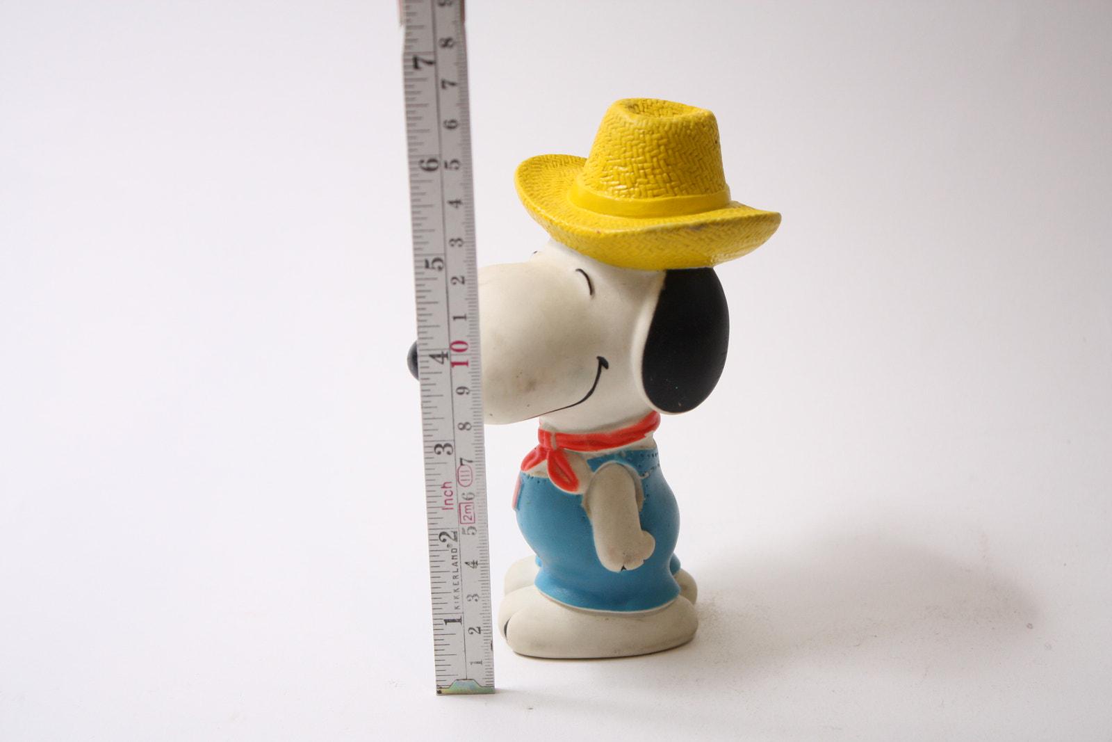 1966, Farmer Snoopy, Peanuts, Vintage Squeaky, Rubber, Vintage